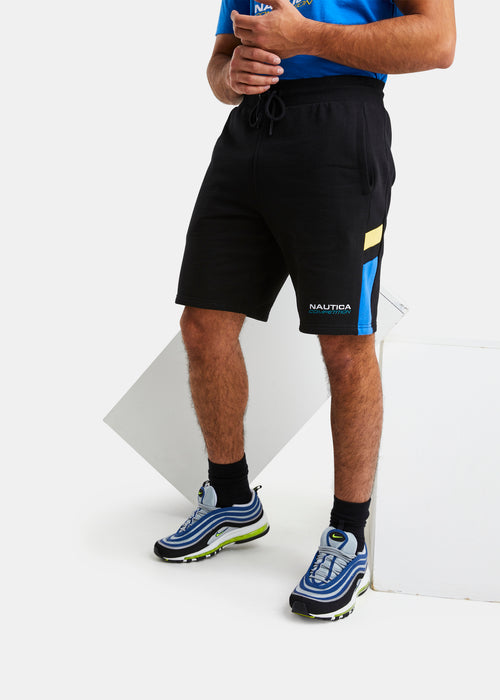 Nautica Competition Gabes 9.5" Fleece Short - Black - Front