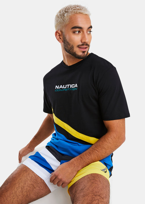 Nautica Competition Oman T-Shirt - Black - Front