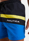 Nautica Competition Manila 5" Swim Short - Black - Detail