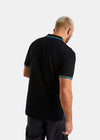 Nautica Competition Orb Polo Shirt - Black - Back
