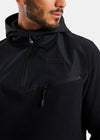 Nautica Competition Botany 1/4 Zip Top - Black - Detail