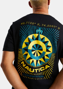 Nautica Competition Moreton T-Shirt - Black - Detail