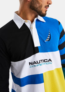 Nautica Competition Riga Rugby Shirt - Multi - Detail