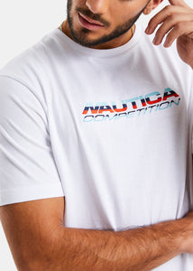 Nautica Competition Eboss T-Shirt - White - Detail