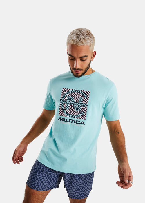 Nautica Competition Kongs T-Shirt - Aqua - Front
