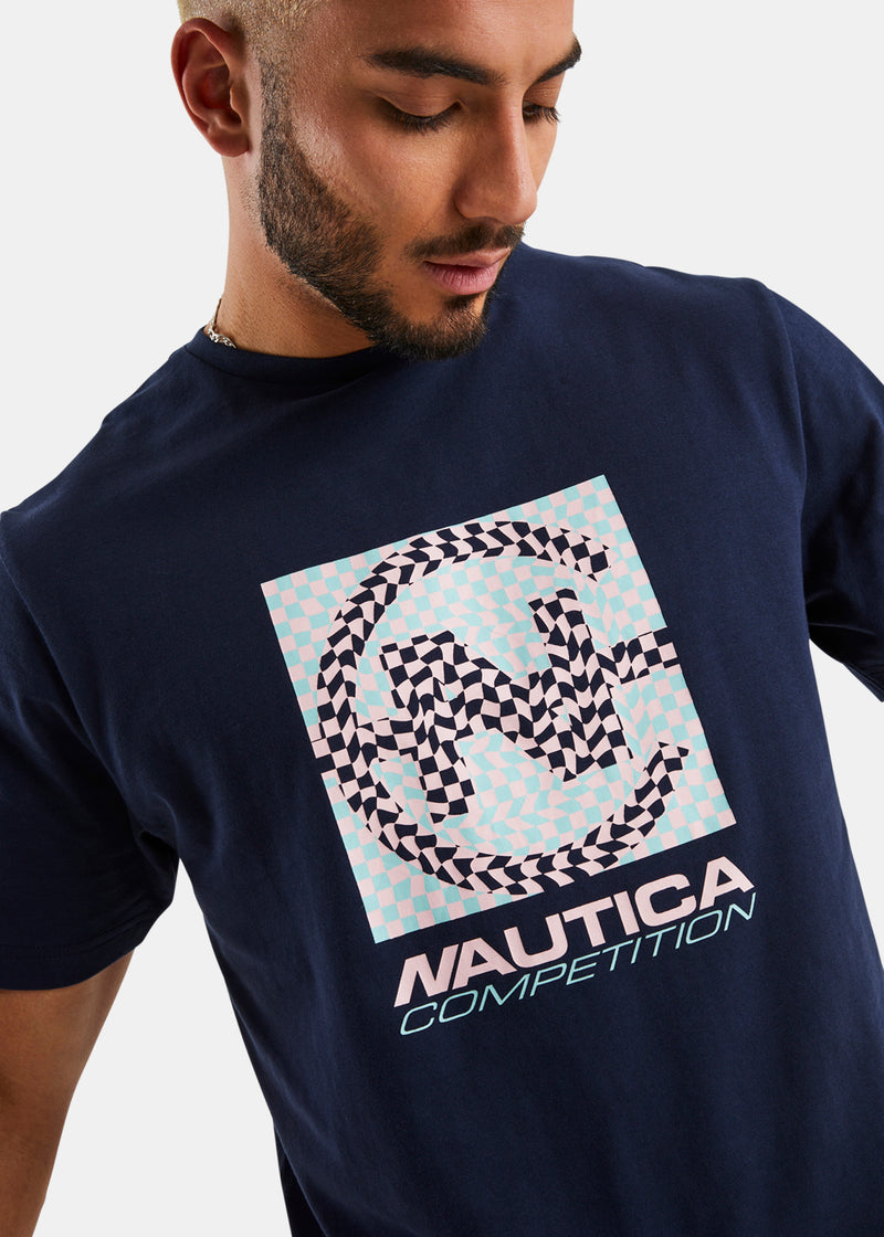 Nautica Competition Kongs T-Shirt - Dark Navy - Detail