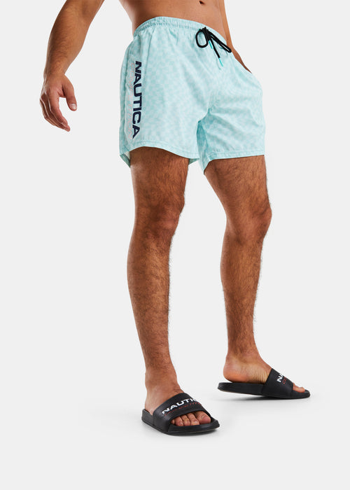 Nautica Competition Oslo 5" Swim Short - Aqua - Front