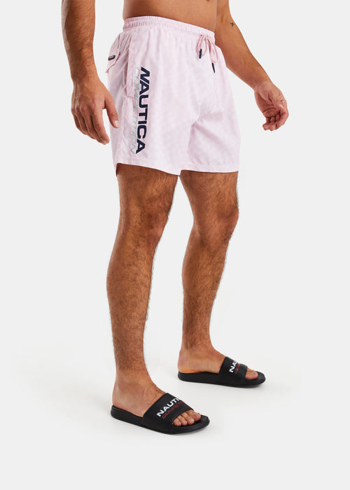 Nautica Competition Oslo 5" Swim Short - Cameo Pink - Front