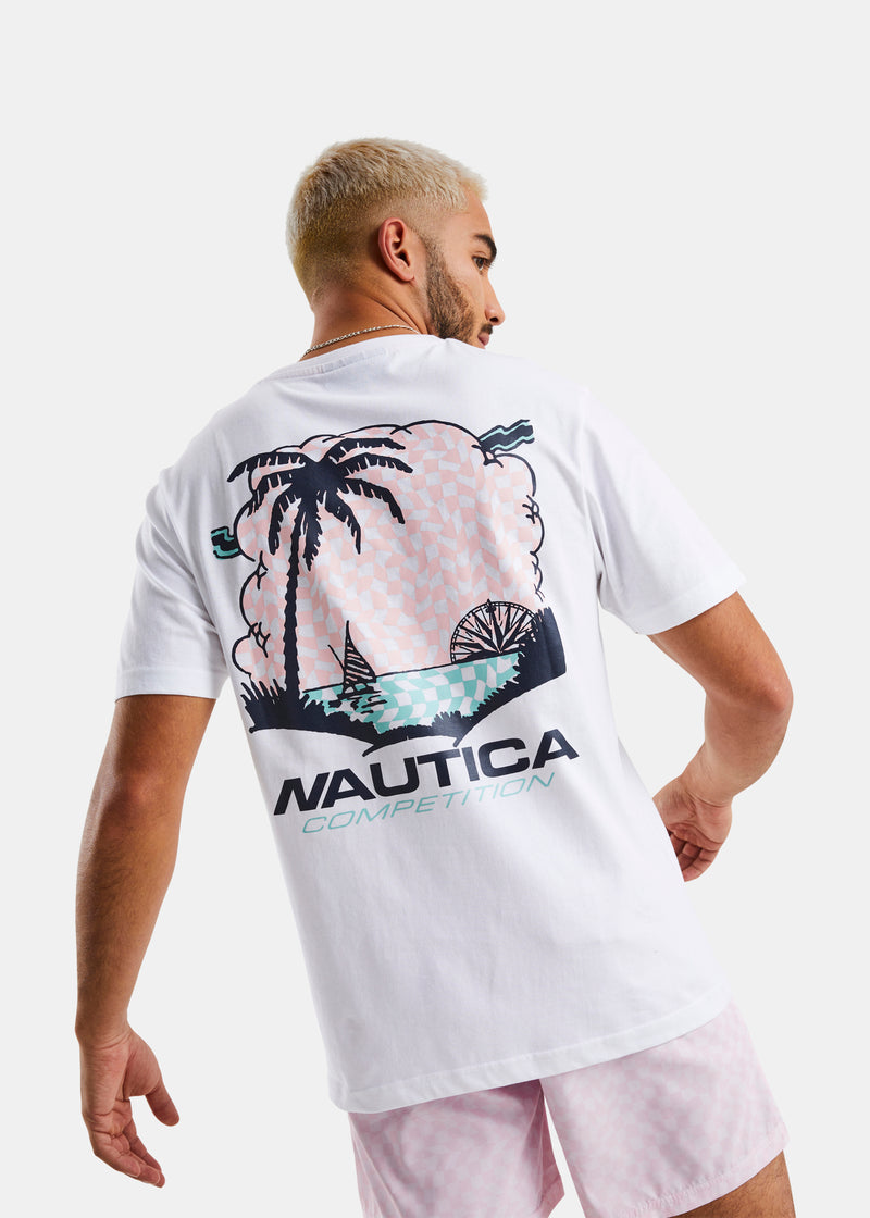 Nautica Competition Cadiz T-Shirt - White - Back