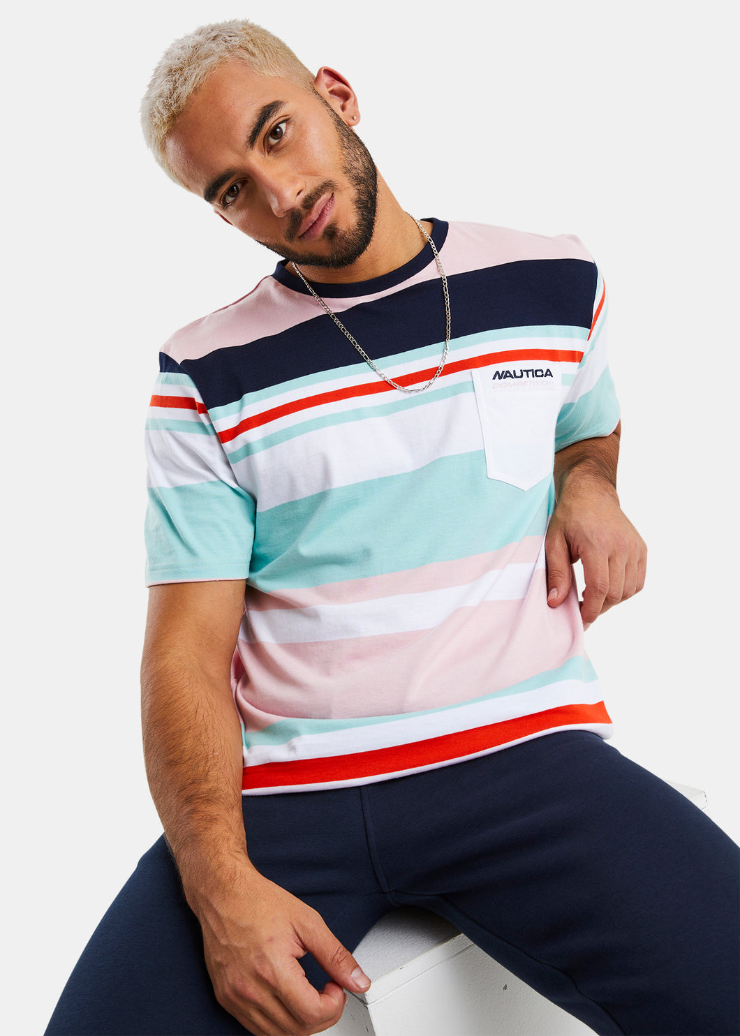 Nautica Competition Fundy T-Shirt - Multi - Front