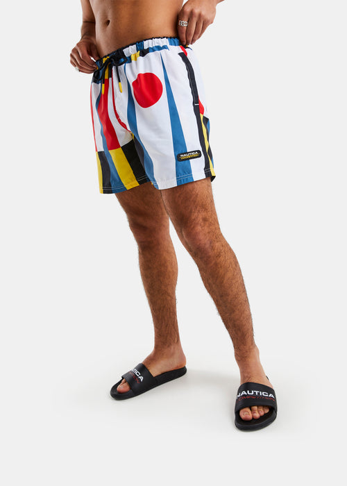 Nautica Competition Fonesca 6" Swim Short - Multi - Front