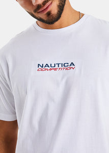 Nautica Competition Darien T-Shirt - White - Detail
