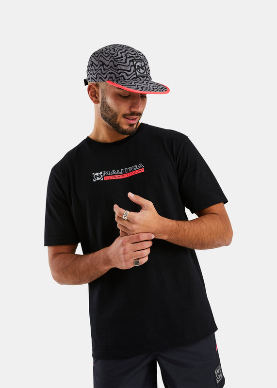 Nautica Competition Montigo T-Shirt - Black - Front