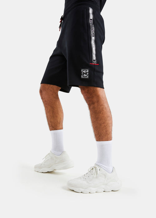 Nautica Competition Corpus 9.5" Fleece Short - Black - Front