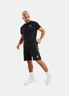 Nautica Competition Corpus 9.5" Fleece Short - Black - Full Body