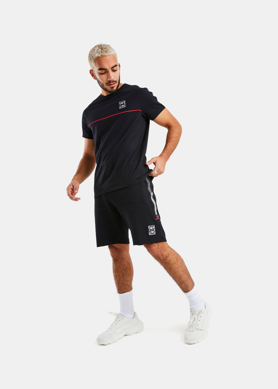 Corpus 9.5" Fleece Short - Black