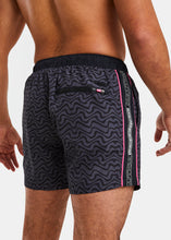 Load image into Gallery viewer, Nautica Competition Delaware 4&quot; Swim Short - Black - Back