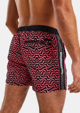 Load image into Gallery viewer, Nautica Competition Delaware 4&quot; Swim Short - Dark Neon Pink - Back