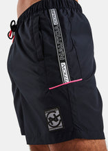 Load image into Gallery viewer, Nautica Competition Traverse 5&quot; Swim Short - Black - Detail