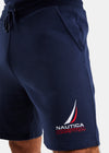 Nautica Competition Mount Hope 9.5" Fleece Short - Dark Navy - Detail