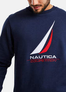 Nautica Competition Hauraki Sweatshirt - Dark Navy - Detail