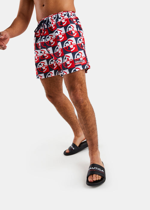Nautica Competition Milne 5" Swim Short - Multi - Front