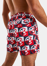 Load image into Gallery viewer, Nautica Competition Milne 5&quot; Swim Short - Multi - Back