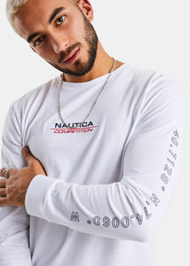 Nautica Competition Mounts Bay LS T-Shirt - White - Detail